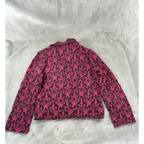 Hello Kitty Jacket Girl's Medium 7/8 Pink and Black Blazer button down - Picture 7 of 8